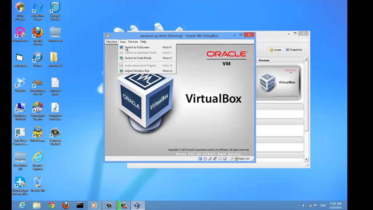 windows xp ova image virtualbox
